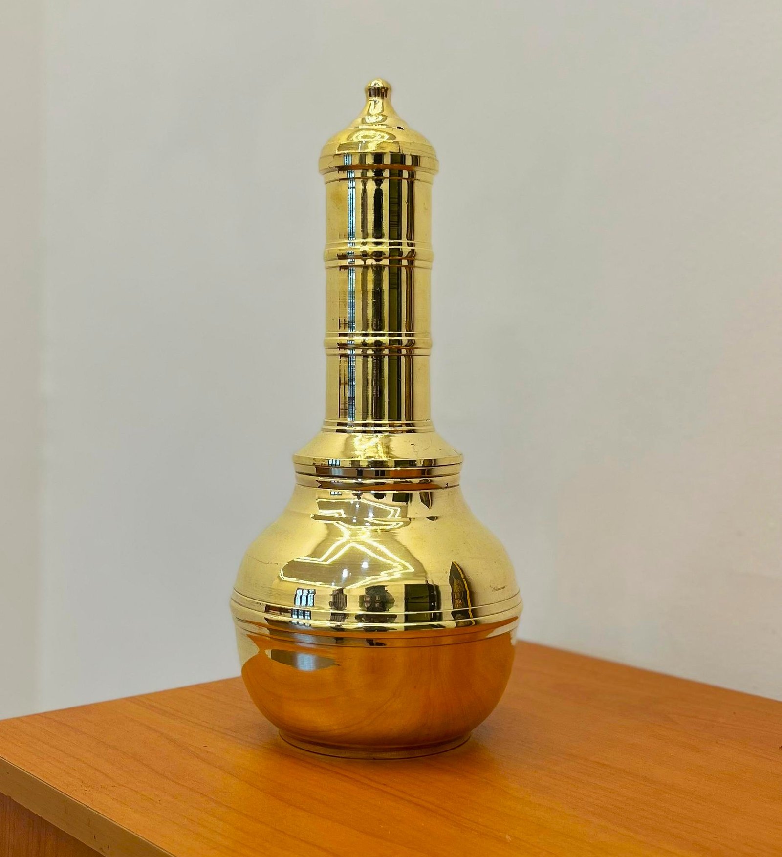 Polished Bronze Puttu Maker – Puttu Kutti Kudam | Traditional South Indian Steamer