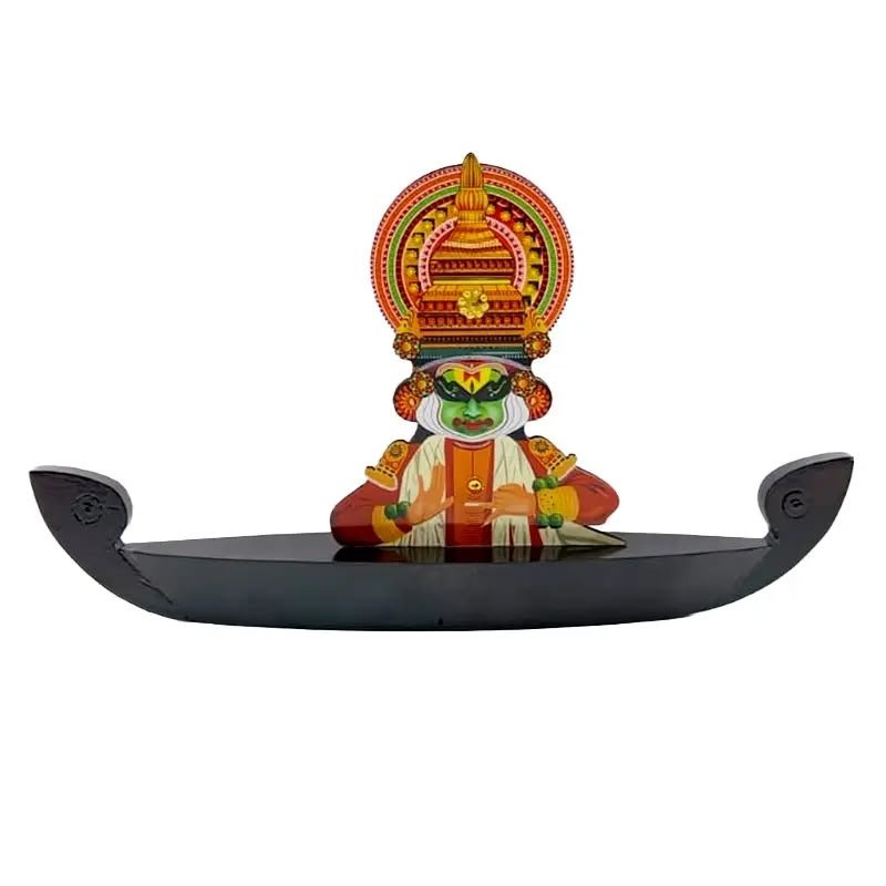 Printed Kathakali with Shoulder - Decorative Table Top Art