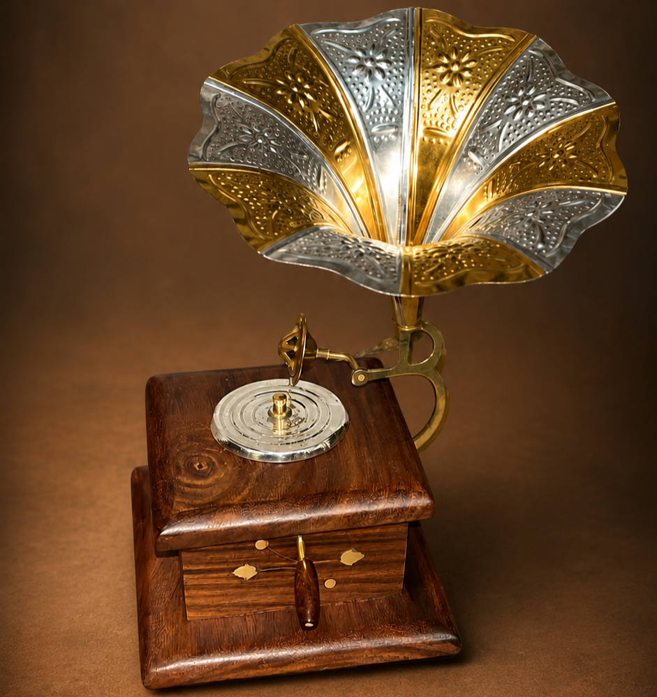 Gramophone Miniature – Vintage Antique Decorative Showpiece