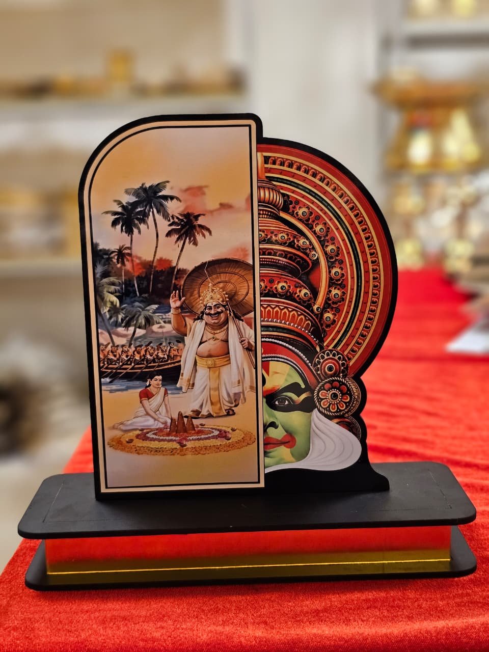Onam Theme Table Decor - MDF Kathakali Memento 
