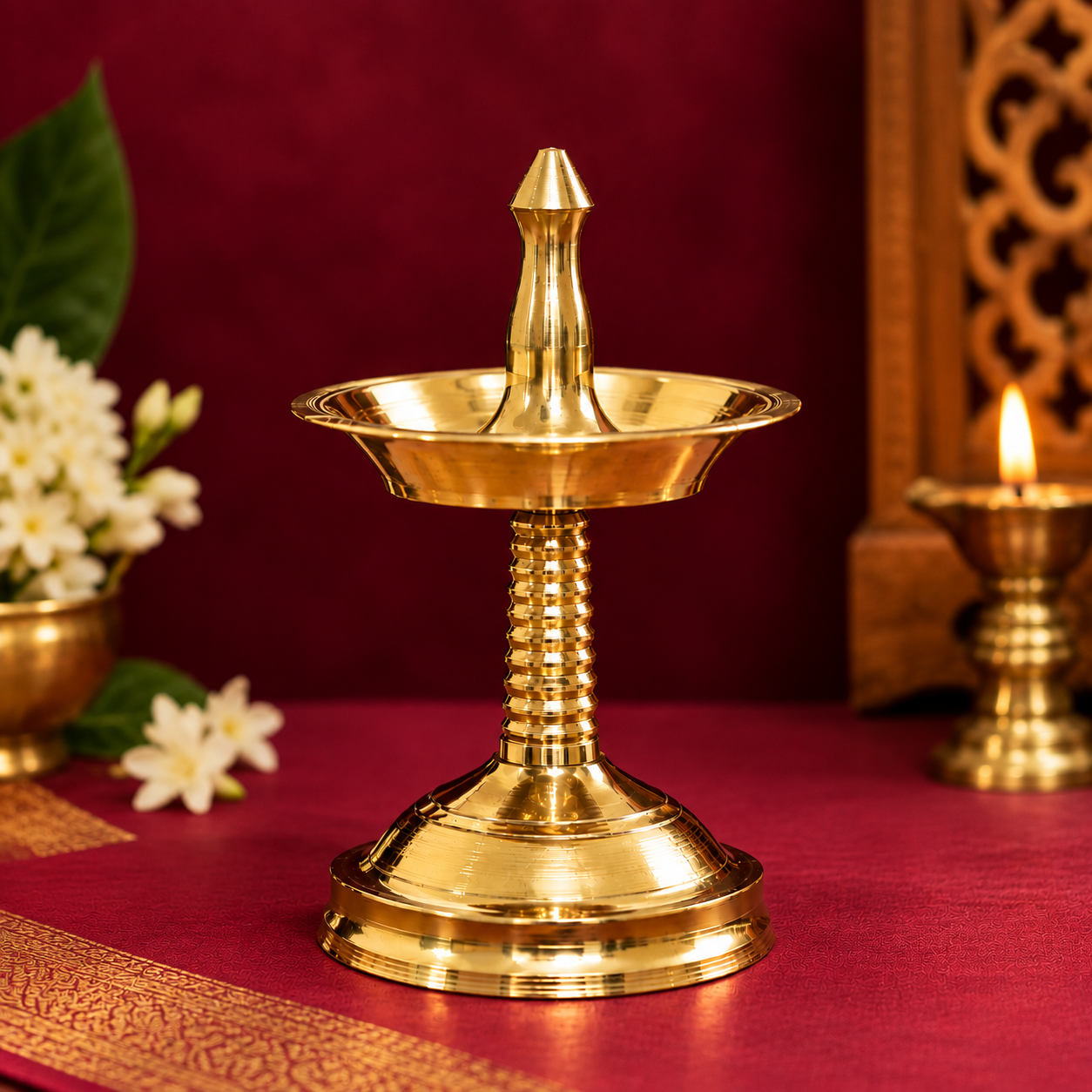 Kerala Traditional Lamp | Traditional Kerala Pooja & Decor Lamp