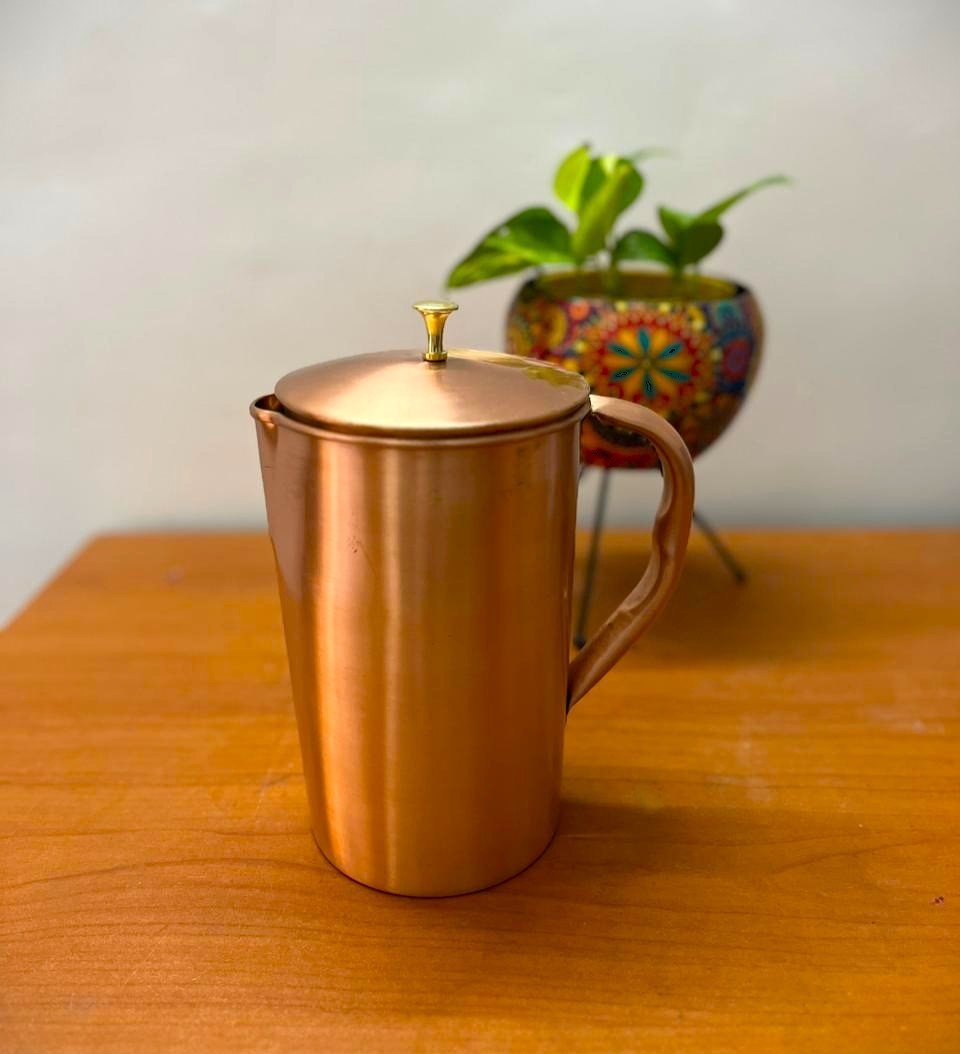 Copper Matt Finish Jug – Elegant Traditional Serving Jug