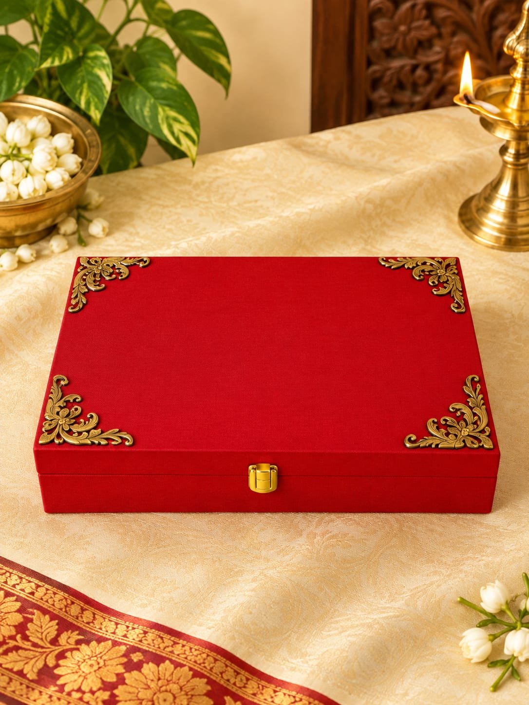 Velvet Saree Box – Premium Saree Storage & Gift Box