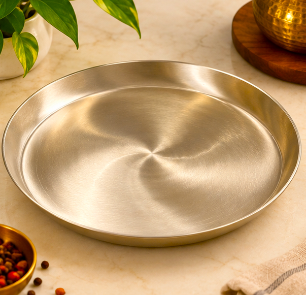 Bronze Plate – Premium Traditional Dinner & Serving Tableware