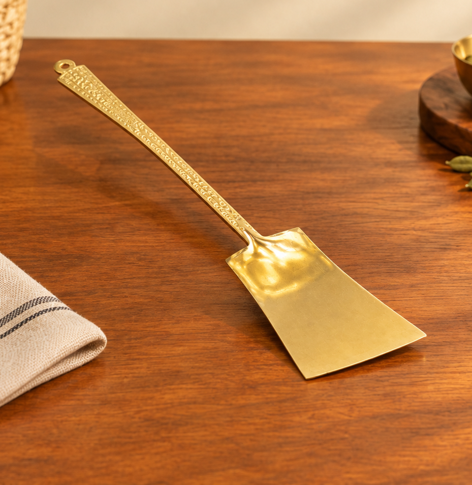 Dosa Turner | Brass  Kitchen Spatula