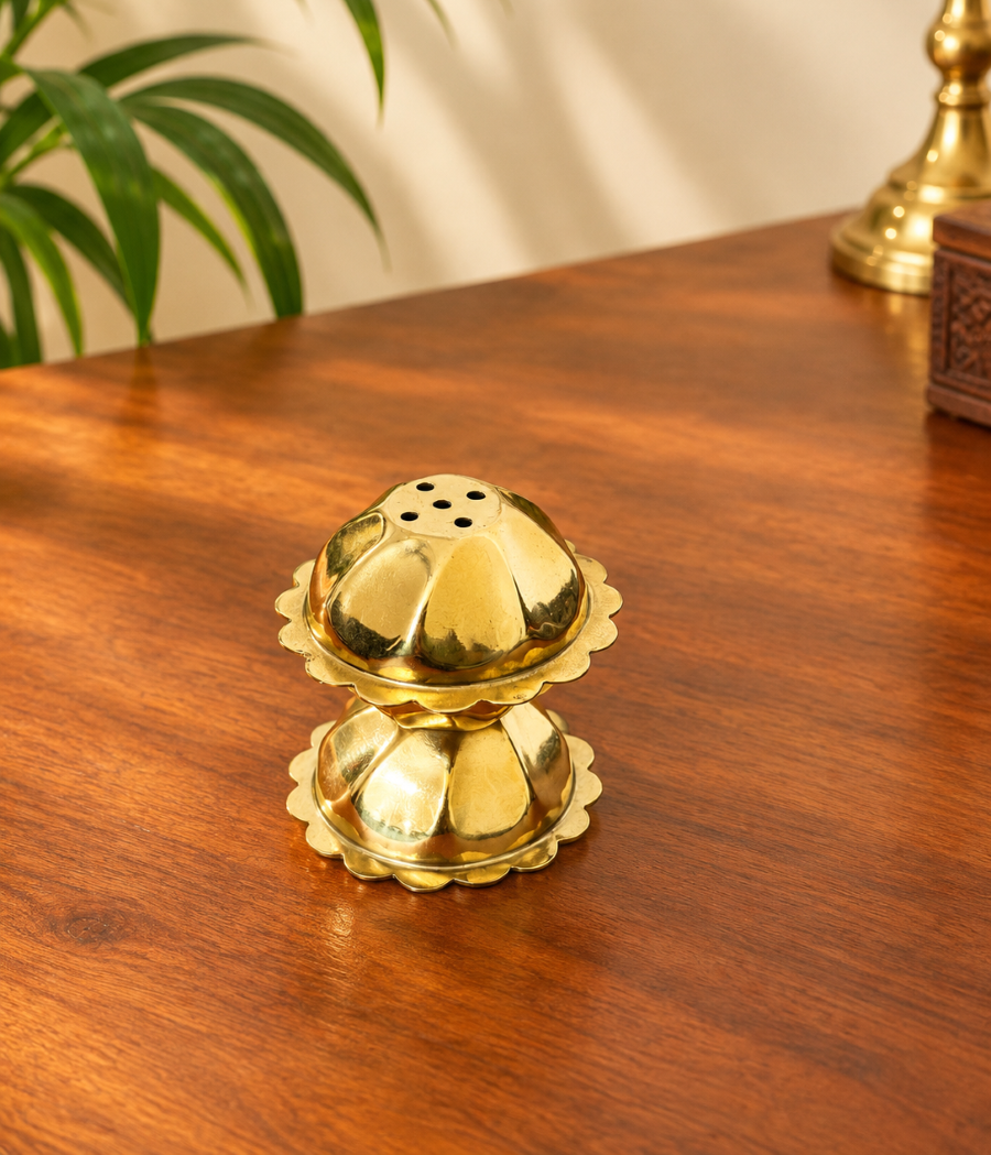 Brass Agarbathi Stand – Traditional Brass Incense Holder