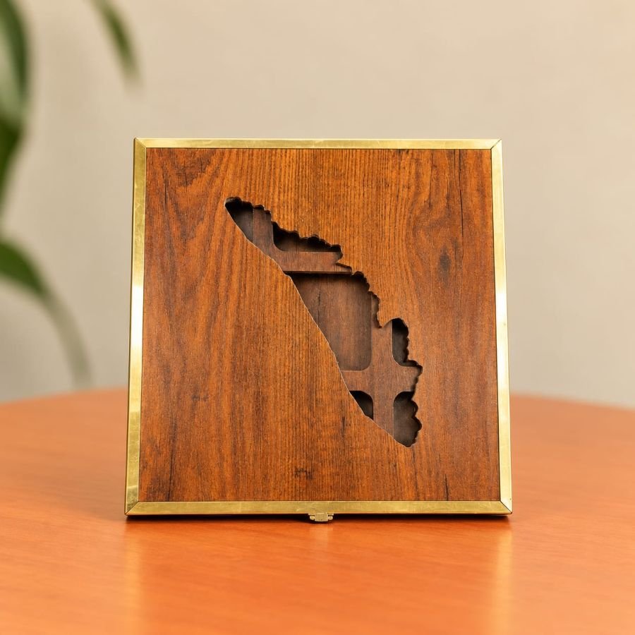 Kerala Spice Box with Brass Fittings – Traditional Kitchenware