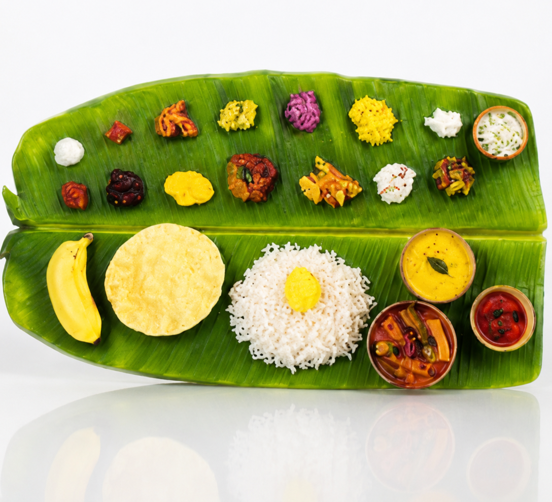 Sadya Magnet – Kerala Onam Fridge Souvenir