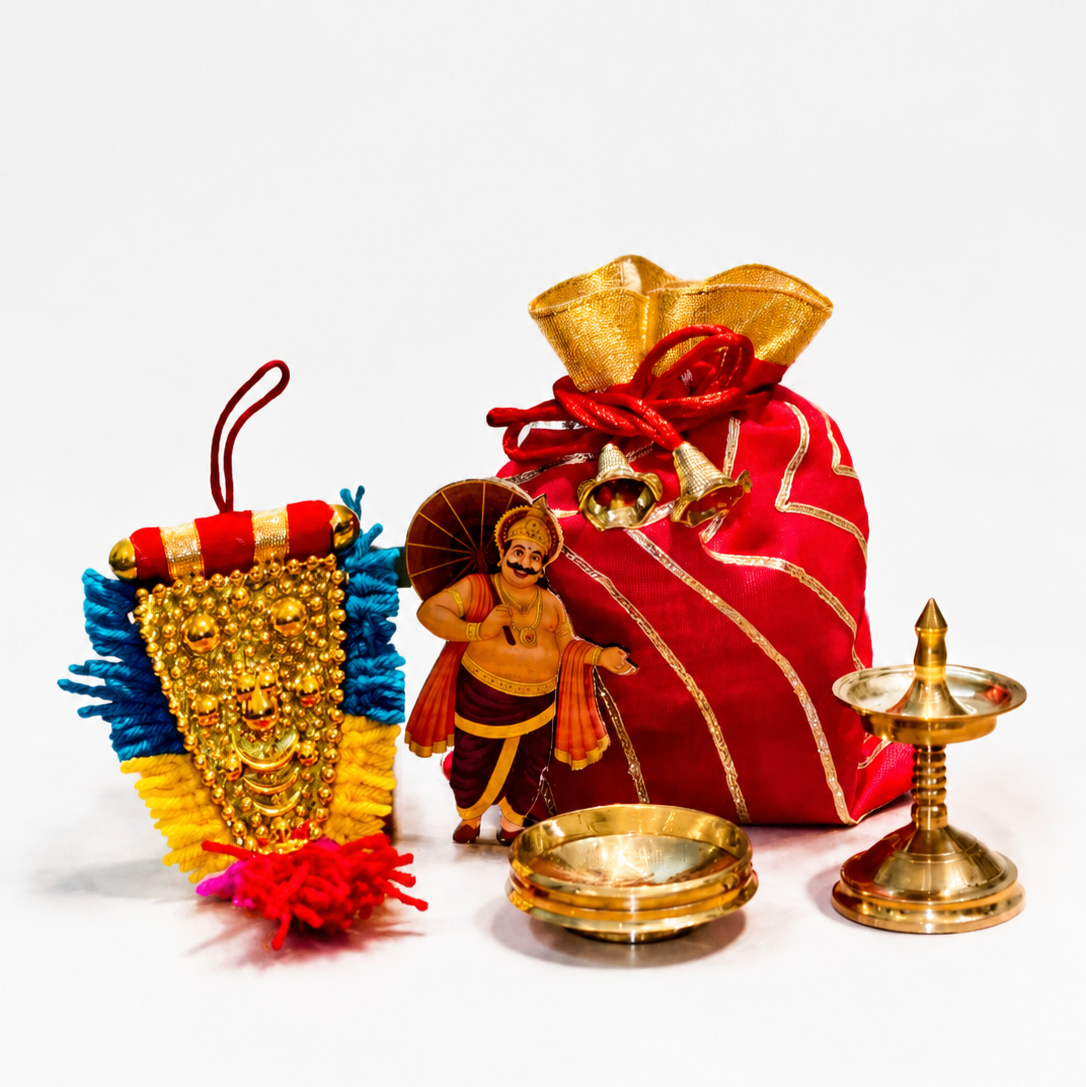 Onam Hamper Set | Brass Uruli & Kerala Traditional Gift Box