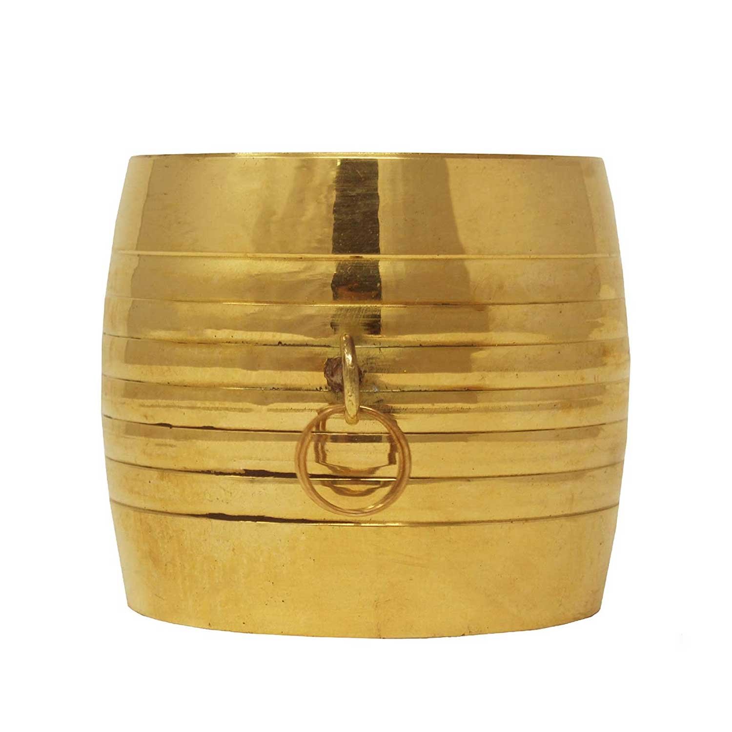 Set of 10 Brass Para 1.5 Inch for Home Decor & Pooja | Traditional Decorative Mini Brass Paras for Temple, Festive & Spiritual Use