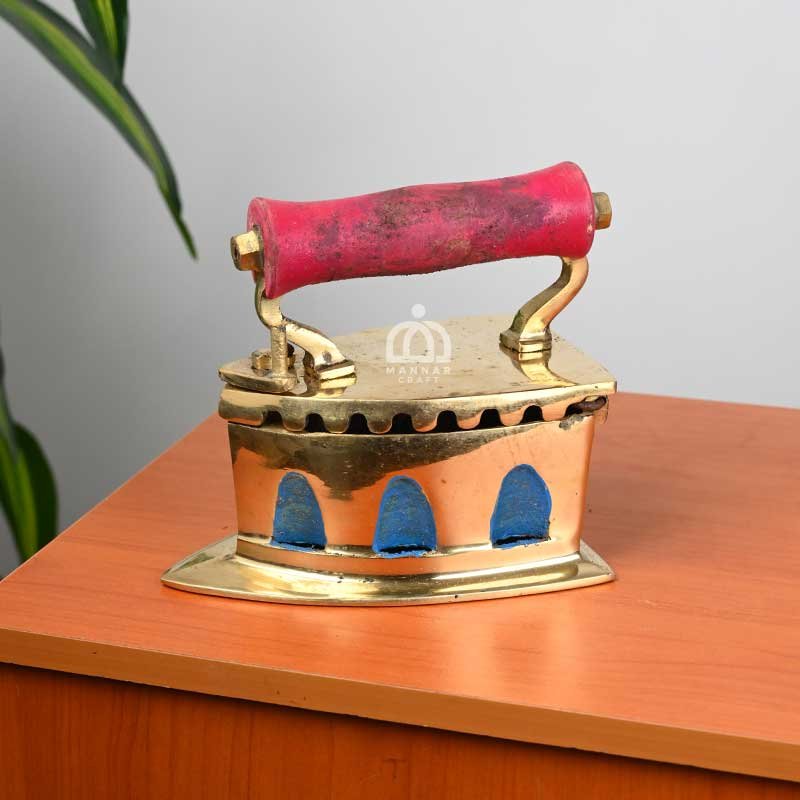 Brass Charcoal Iron Box 