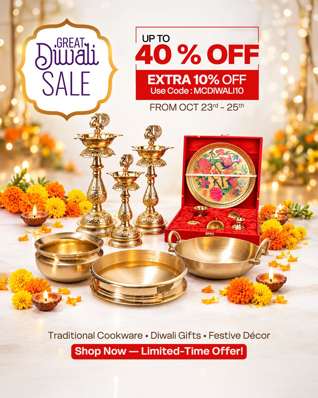  THE GREAT DIWALI SALE IS HERE! 