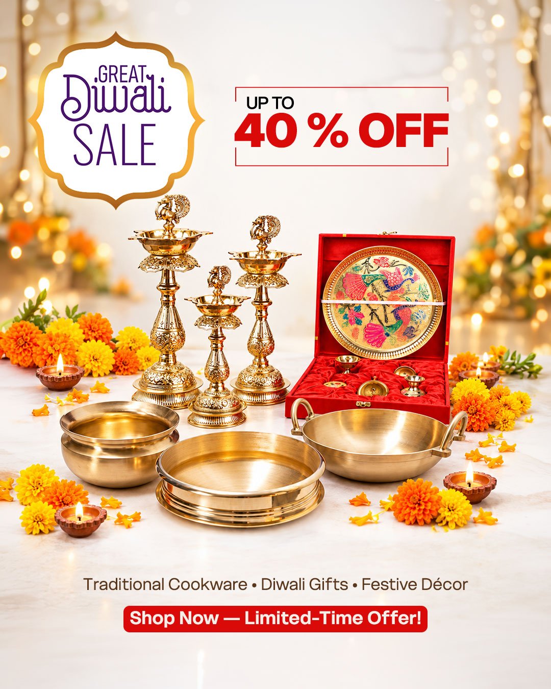  THE GREAT DIWALI SALE IS HERE! 