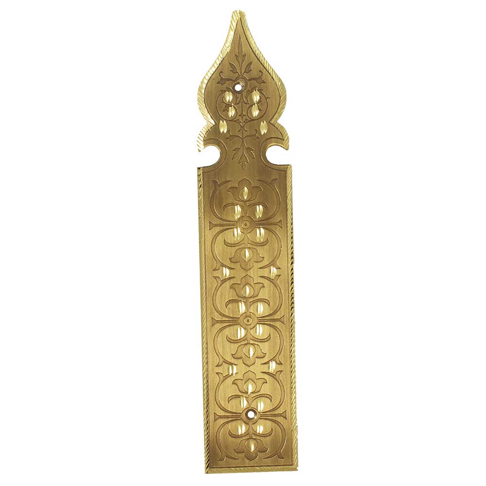 Mannarcraft Brass Decorative Patta for Main Door (Antique, 10 Inch)
