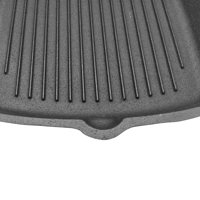 Super Smooth Twin Handle Cast Iron Grill Pan 