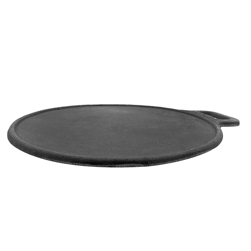 Mannar Craft Store  Cast Iron Pan for Delicious and Healthy Cooking -  Heavy Duty, Non-Stick , Flat Bottom and Seasoned (08 Inch Diameter)