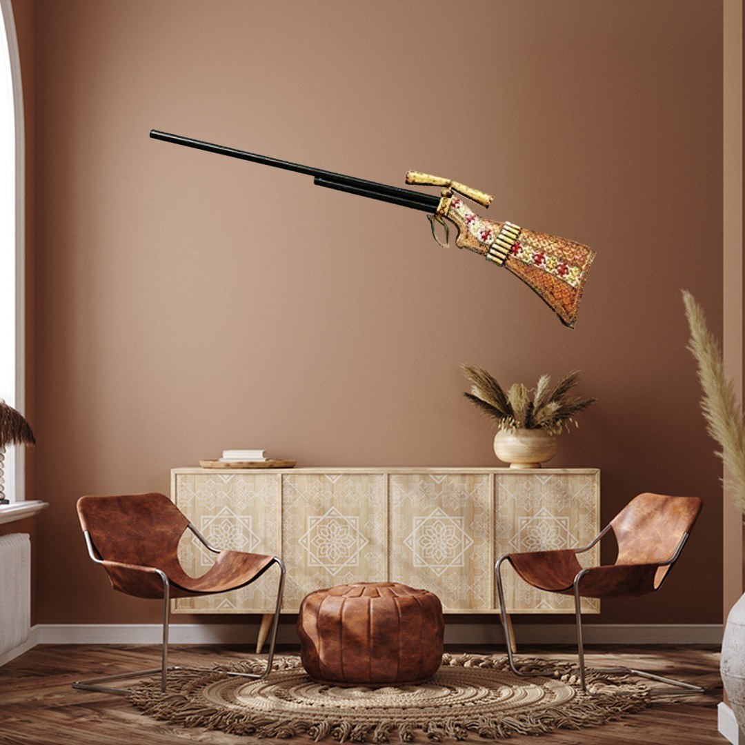 Metal Gun - Rifle For Wall Decorations