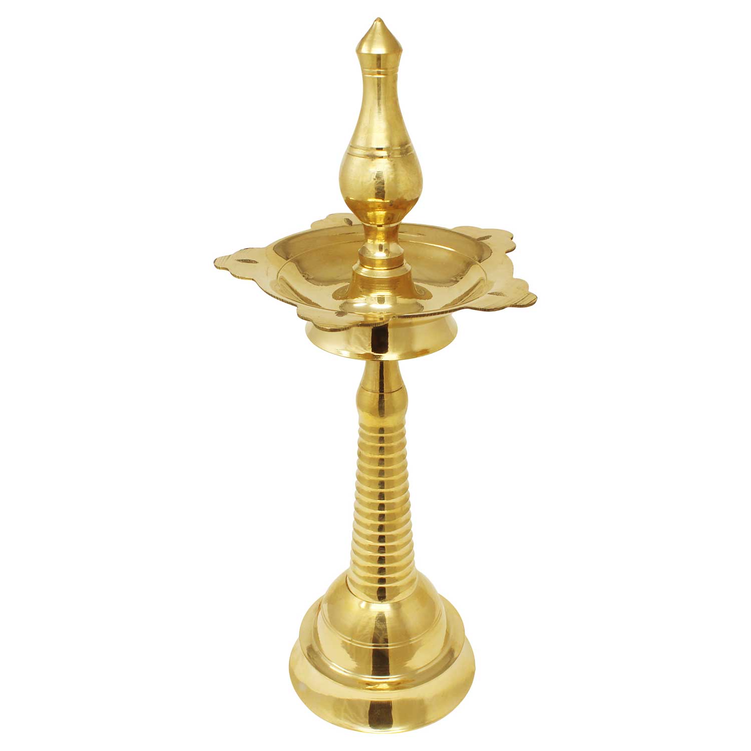 Bronze Kerala Nilavilakku with Wickss 6 inch